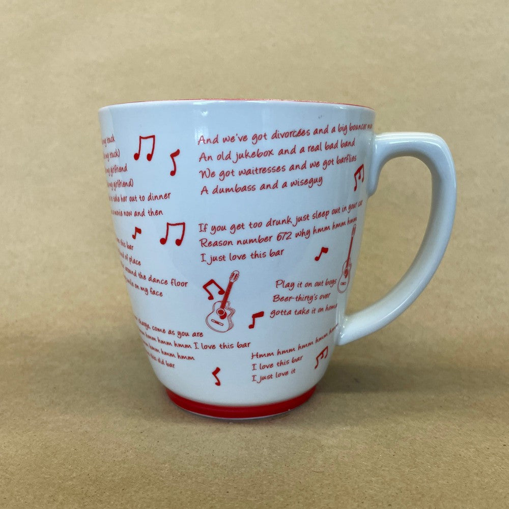 Toby Keith's I Love This Bar Lyrics Mug